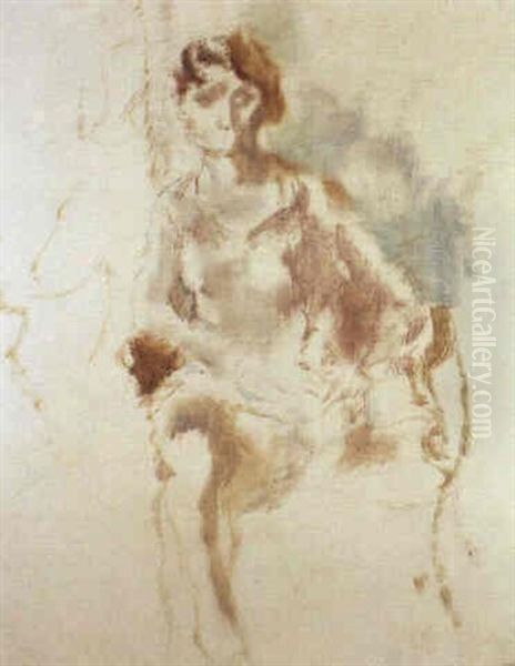 Jeune Danseuse Dans Un Fauteuil - view 1