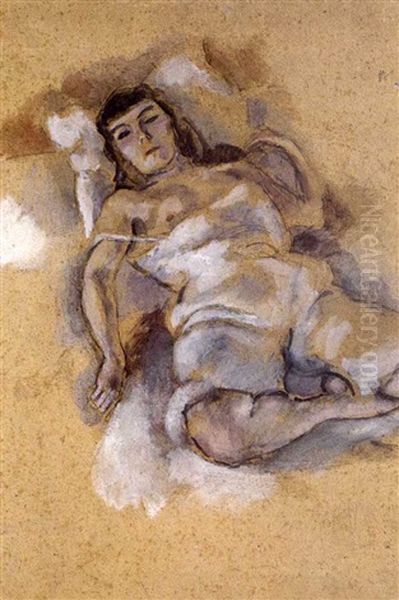 Femme Se Reposant - view 1