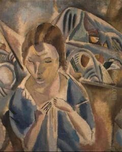 La Brodeuse Au Mexique by Jules Pascin