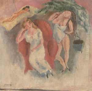 Composition Aux Femmes by Jules Pascin