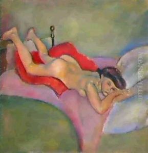 Nu Sur Un Lit