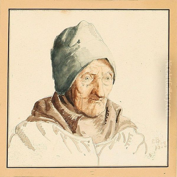 An Elderly Lady - view 1