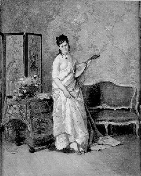 Lady With A Mandolin - view 1