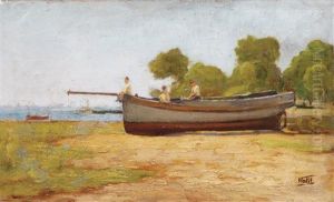 Kayikli Peyzaj by Halil Pasha