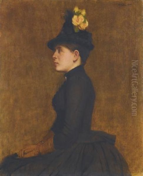 Lady In Gloves - view 1