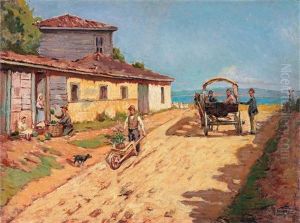 Istanbul - Turk Evleri Ve Sokak by Halil Pasha