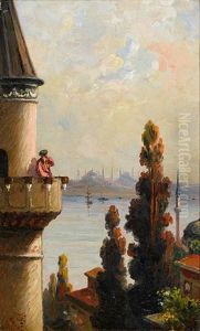 The Call Of The Muezzin, Constantinople by Halil Pasha