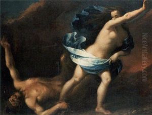 Jeune Femme Se Sauvant Du Demon