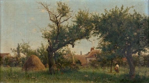 Jeune Femme Dans Un Verger - view 1
