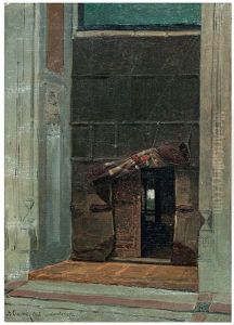 Sultanahmet Camii Kapisi by Alberto Pasini