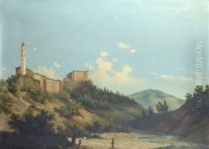 Castello Di Compiano by Alberto Pasini