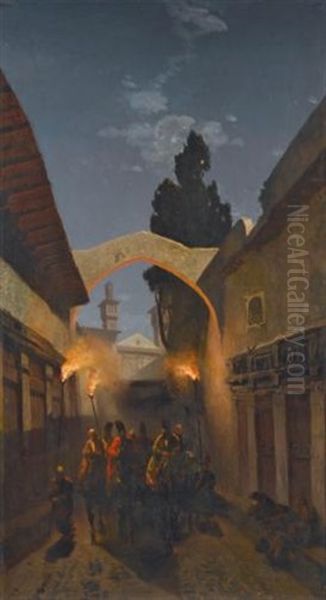 Nocturnal Cavalcade, Tehran - view 1