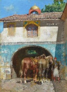 Staffete Arabe by Alberto Pasini