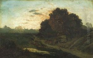 Landscape Road by Alberto Pasini