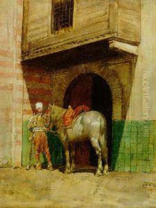 At The Doorway by Alberto Pasini