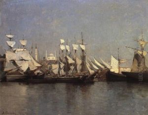 Vele Spieggate-constantinopoli by Alberto Pasini