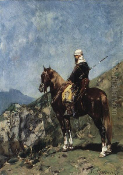 An Arab Horserider - view 1
