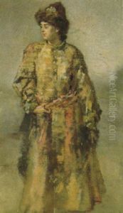 Studio Di Uomo In Abiti Orientali by Alberto Pasini