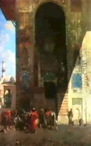 Halte A La Mosquee by Alberto Pasini
