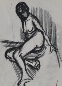 Female Nude by Martin Bloch