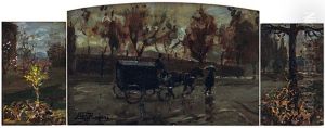 L'albero Della Vita - Sine Nomine (triptych) by Lazzaro Pasini