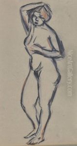 Female Nude by Martin Bloch