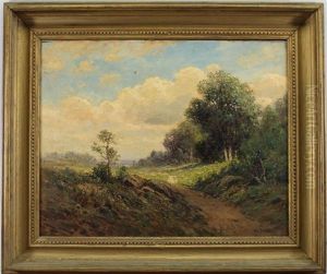 Sun Dappled Landscape by William Frederick Paskell