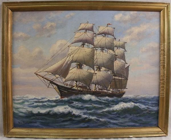 Ship In Full Sail - view 1