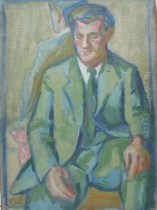 Portrait Of A Man In A Suit by Martin Bloch