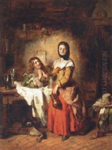 A Cavalier In Love by Daniel Pasmore the Younger