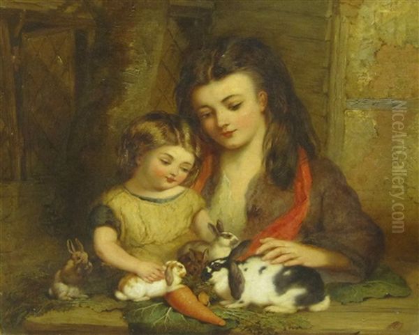 Feeding The Rabbits - view 1