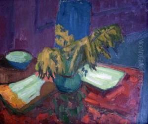 Still Life With Mimosa by Martin Bloch