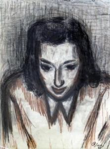 Portrait Of A Lady by Martin Bloch
