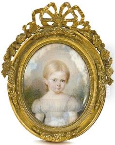Portrait De Jeune Enfant by Pierre Pasquier