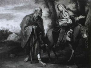 La Fuite En Egypte by Bartolomeo Passante