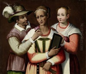 Die Verfuhrung by Bartolomeo Passarotti