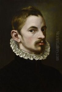 Selbstportrat Des Kunstlers by Bartolomeo Passarotti