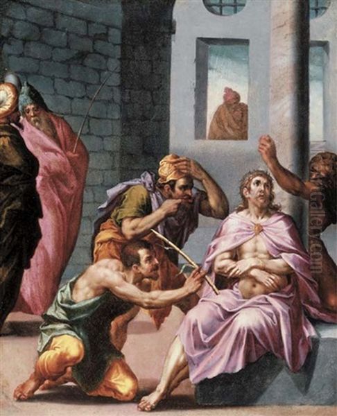 The Mocking Of Christ - view 1