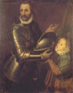 Portrait D'un Gentilhomme En Armure Et De Son Ecuyer Portrait D'un Gentilhomme En Armure Et De Son Ecuyer