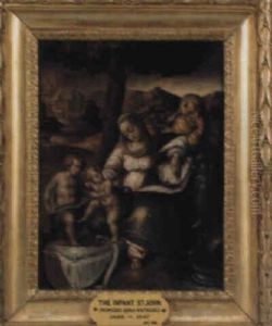 The Holy Family With The Infant St. John The Baptist by Bartolomeo Passarotti
