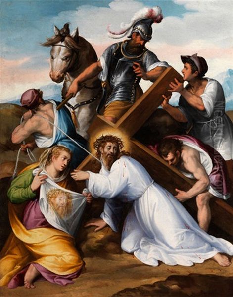 Kreuztragung Christi Mit Der Heiligen Veronika - view 1