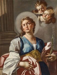 Martyr Surrounded By Angels