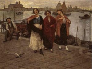 Drei Frauen Am Canale Della Giudecca