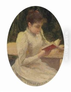 Young Girl Reading by Leonid Ossipovich Pasternak