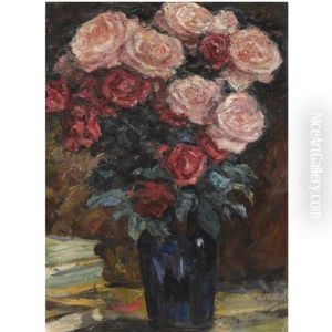 Still Life With Roses by Leonid Ossipovich Pasternak
