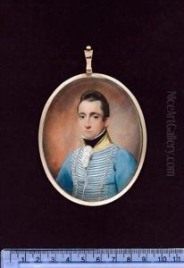 Lieutenant Hugh Henry, Wearing Pale Blue Uniform Of The Light Dragoons