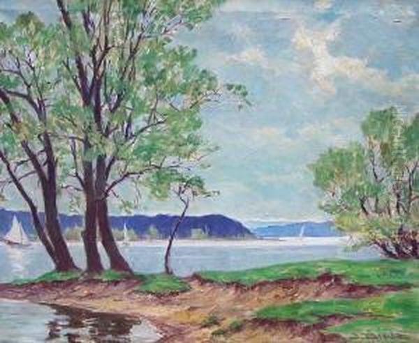 Havellandische Uferlandschaft Mit Booten - view 1