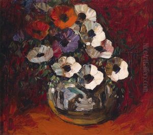 Stilleben Mit Anemonen