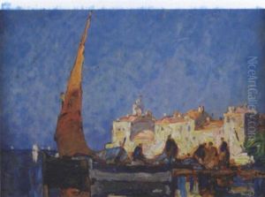 Barques Et Voiliers Devant Les Martigues
