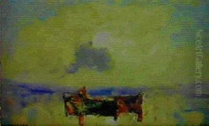 Le Pecheur En Barque by Louis Pastour